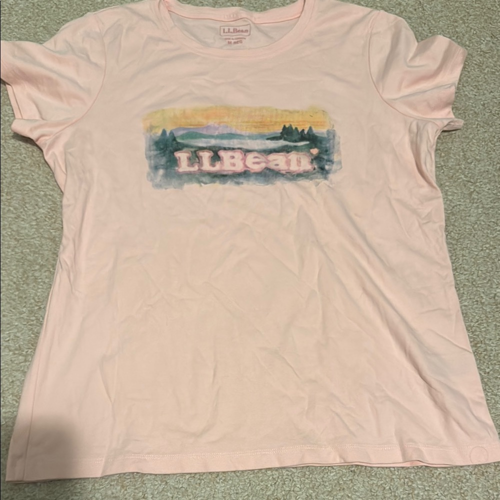 LL BEAN graphic t shirt